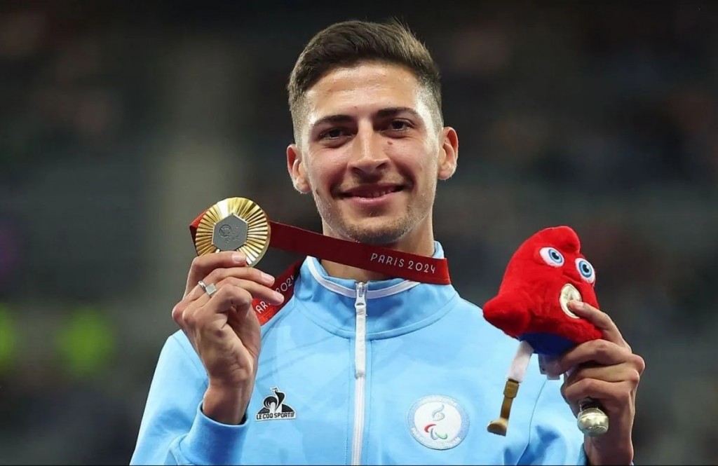 Brian Impellizzeri gana la segunda medalla dorada para Argentina en los Juegos Paralímpicos París 2024