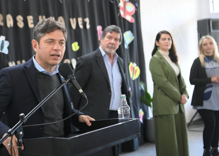 Axel Kicillof inauguró el nuevo edificio del Jardín de Infantes N°927 en Moreno