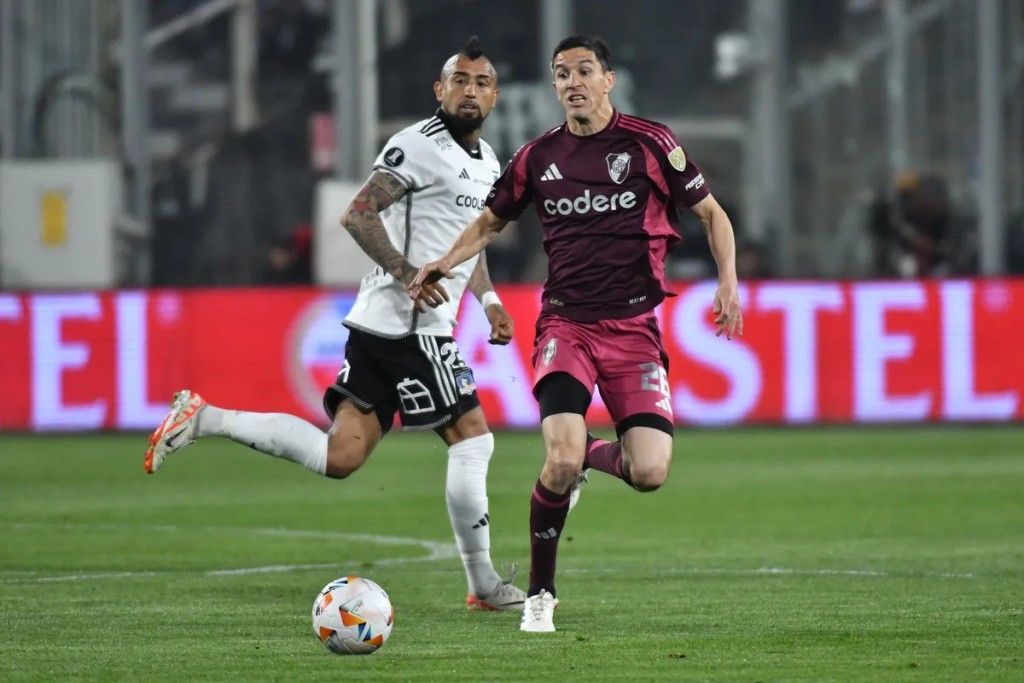 River empató 1-1 con Colo-Colo en un intenso duelo por los cuartos de final de la Copa Libertadores 2024