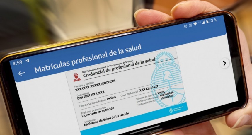 Nuevas condiciones para la matriculación profesional: credenciales digitales obligatorias para todos los profesionales de la salud