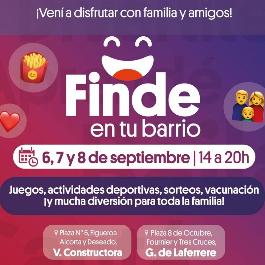 Llega un fin de semana con ferias y espectáculos en La Matanza: música, gastronomía y actividades para toda la familia