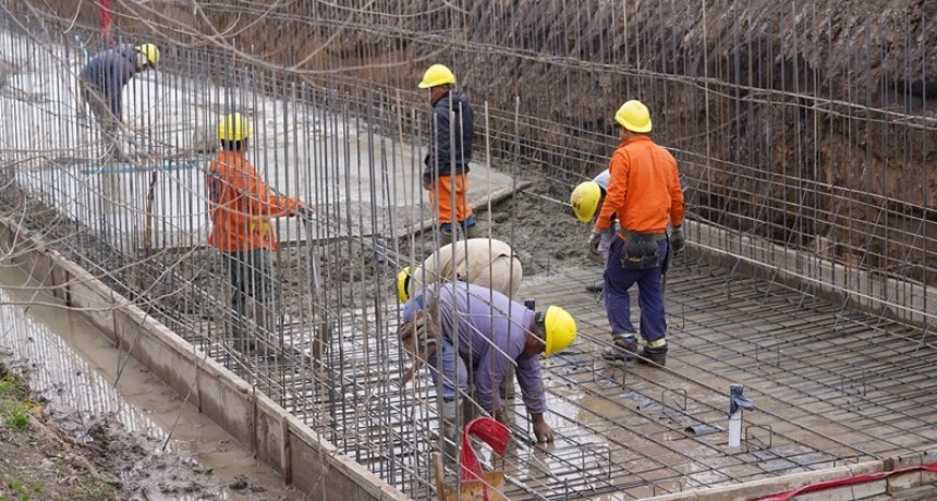 Merlo avanza en la construcción de un nuevo sistema de desagües pluviales