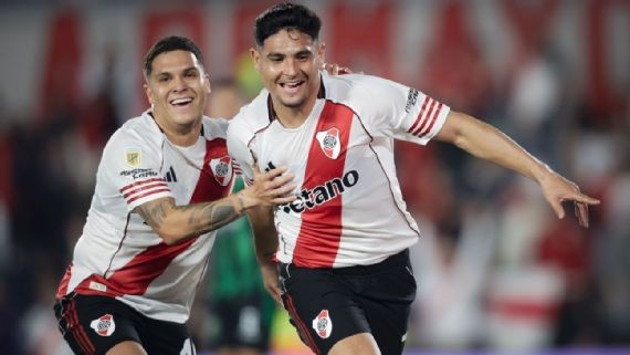 River, con suplentes, venció a San Martín de San Juan y recuperó la cima del Grupo B