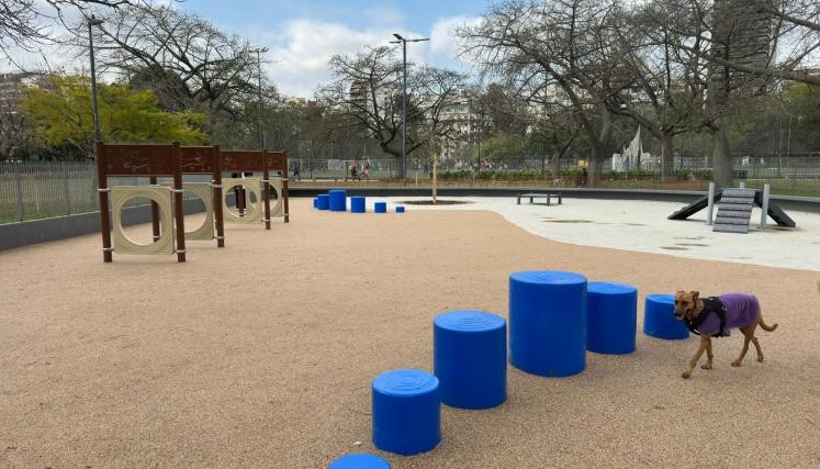 Parque Las Heras estrena un canil renovado para vecinos y mascotas
