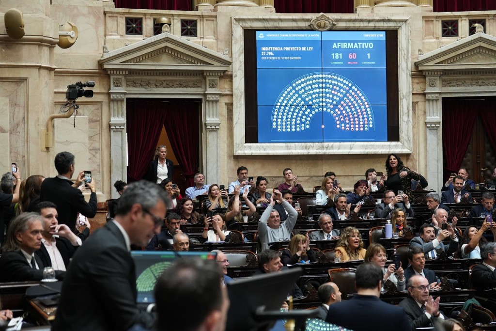 Duro traspié para Milei: Diputados rechazó los vetos al Garrahan y a universidades