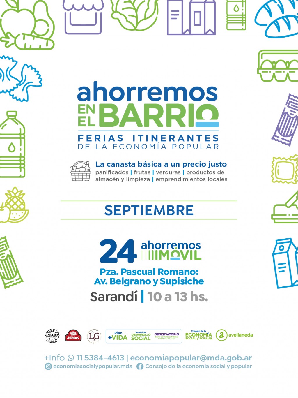 “Ahorremos en el Barrio”: feria itinerante llega a Sarandí con canasta básica a precios populares