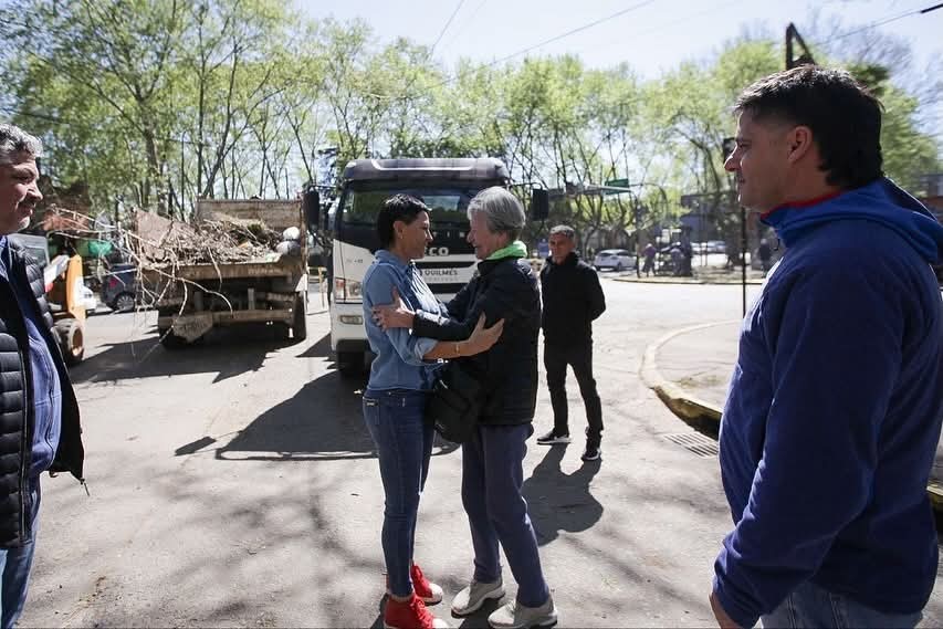 Mayra Mendoza encabezó un operativo de limpieza integral en Villa Argentina, Quilmes Oeste