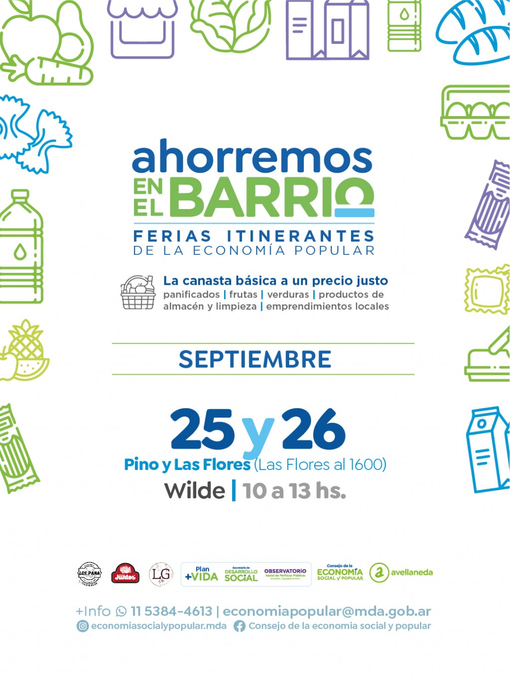 “Ahorremos en el Barrio” llega a Wilde con ofertas en la canasta básica