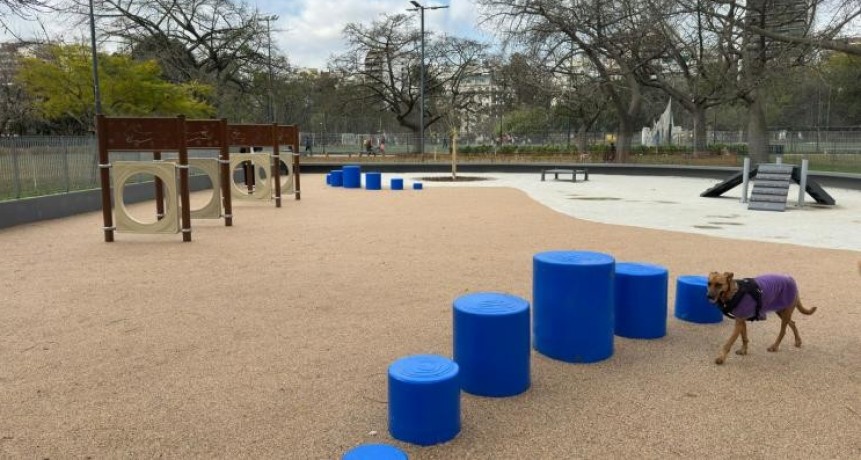 Parque Las Heras estrena un canil renovado para vecinos y mascotas