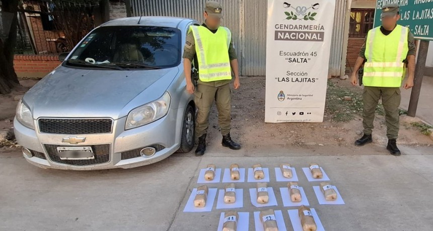 Salta: hallaron 14 kilos de cocaína ocultos en el tanque de nafta de un auto