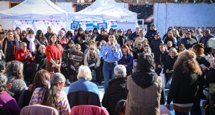 Mayra Mendoza cargó contra Milei y pidió apoyo a Fuerza Patria en Quilmes
