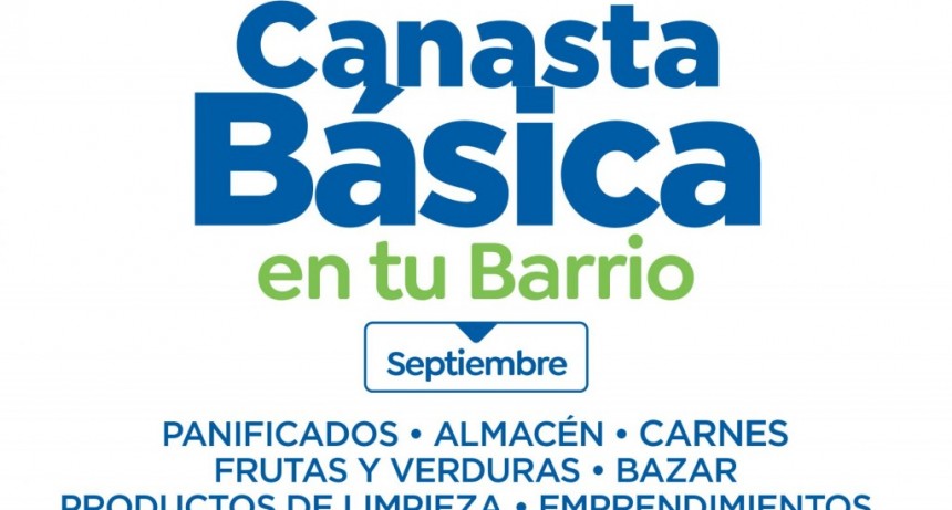 Llega la Canasta Básica a Wilde: alimentos y productos a precios accesibles