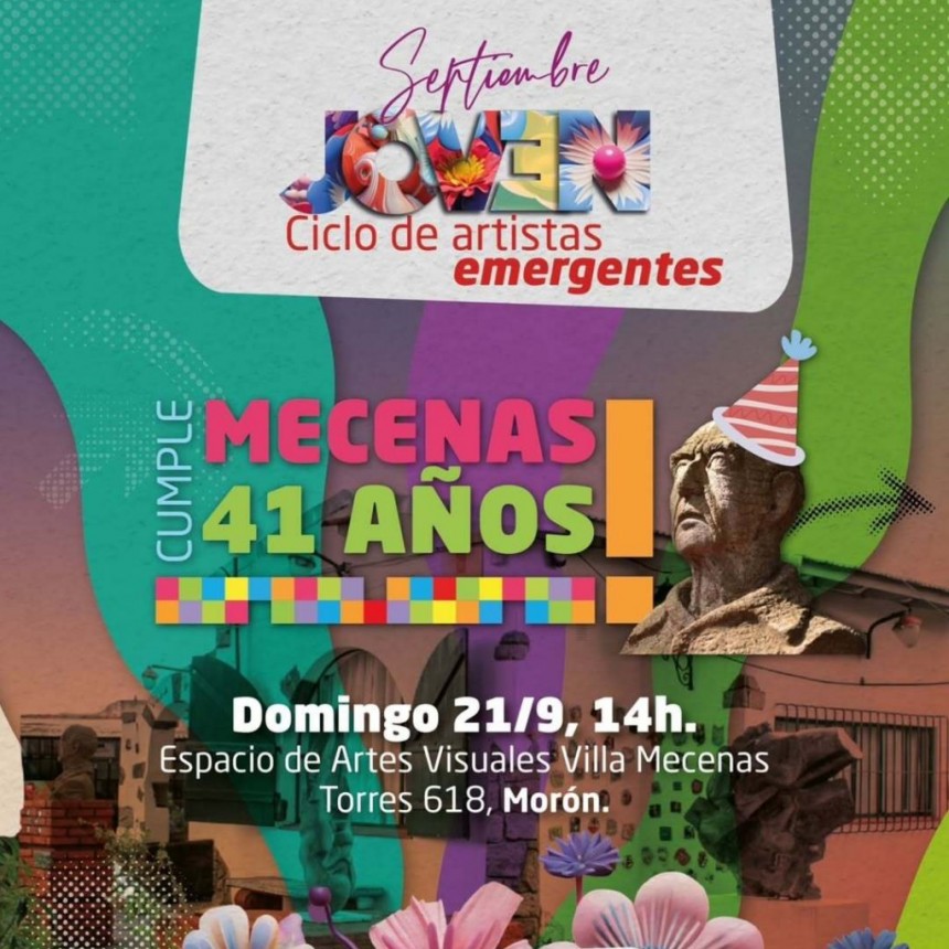 Villa Mecenas cumple 41 años y lo celebra con arte, música y fiesta popular