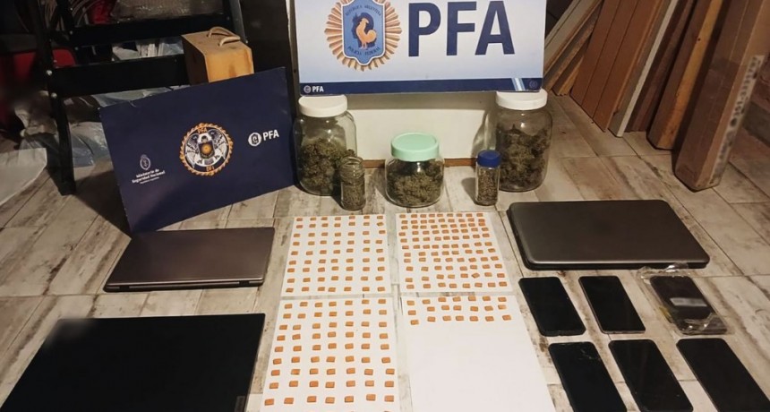 Megaoperativo en CABA y el Conurbano: la PFA desbarató una banda narco y decomisó seis kilos de “cristal”