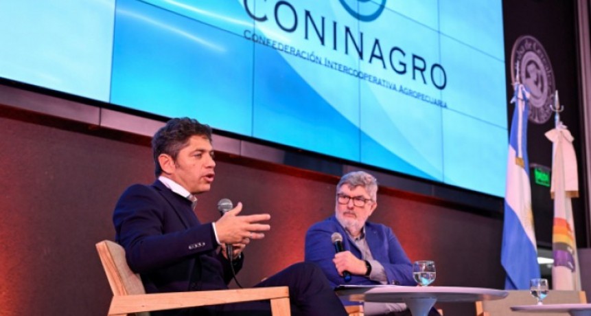 Kicillof apuntó contra Milei en el Congreso de CONINAGRO: “Valora la concentración y los monopolios”
