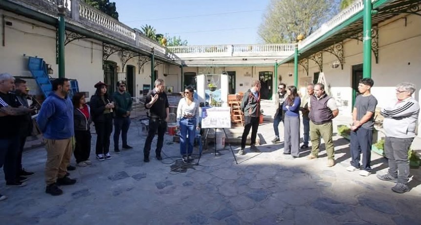 Mayra Mendoza supervisó la restauración de la Escuela Agraria Nº 1 “El Dorado” en Quilmes Oeste