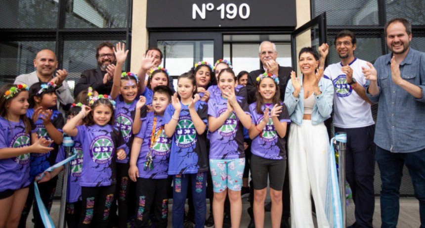 Quilmes inauguró el nuevo edificio del CEF Nº 190 en Villa Alcira con fondos municipales