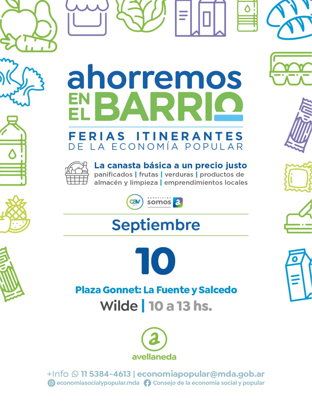Ahorremos en el Barrio: feria con productos a precios accesibles llega a Wilde