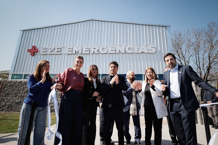 Kicillof y Granados reforzaron la seguridad y las emergencias en Ezeiza con nuevas obras
