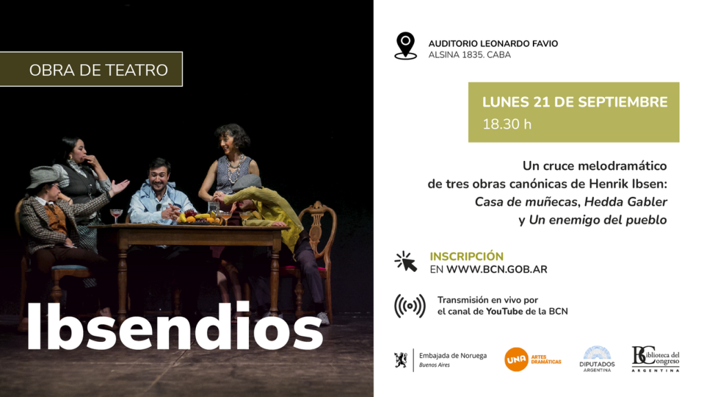 La Embajada de Noruega presenta "Ibsendios" en la Biblioteca del Congreso