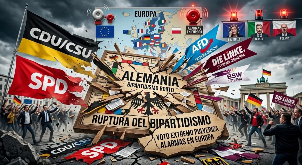El voto extremo pulveriza el bipartidismo y enciende las alarmas en Europa 
