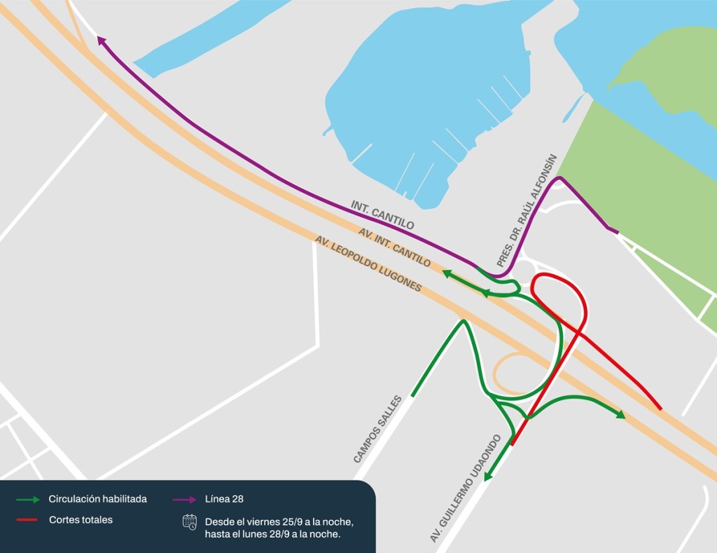 Corte en el Puente Labruna: qu&eacute; d&iacute;as estar&aacute; cerrado y cu&aacute;l ser&aacute; el desv&iacute;o