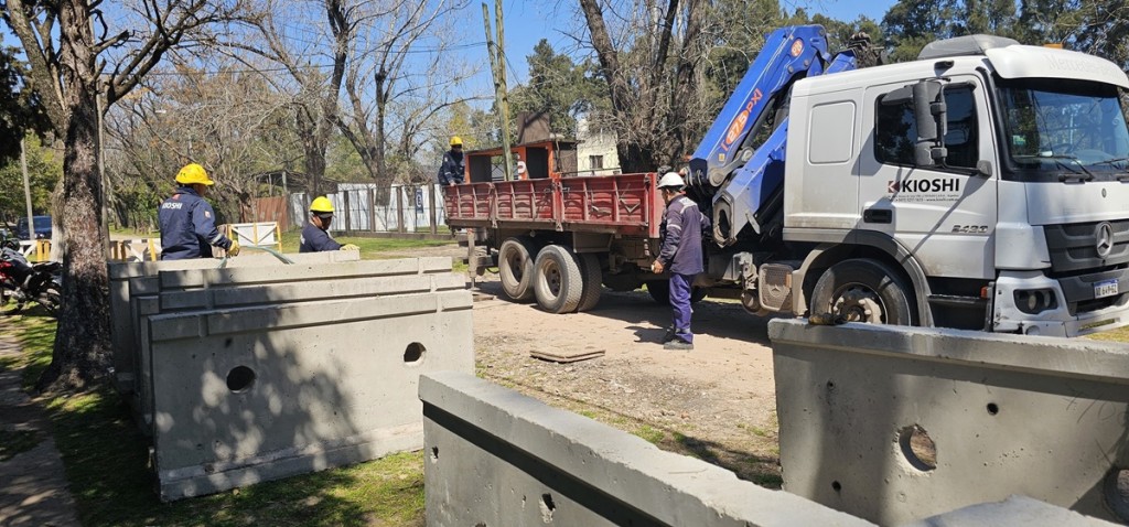 Esteban Echeverr&iacute;a avanza con una obra para reforzar el servicio el&eacute;ctrico