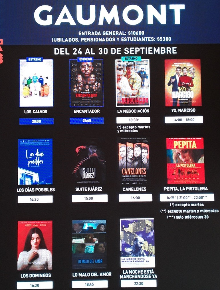 Cine Gaumont: la cartelera completa hasta el 30 de septiembre y todos los horarios