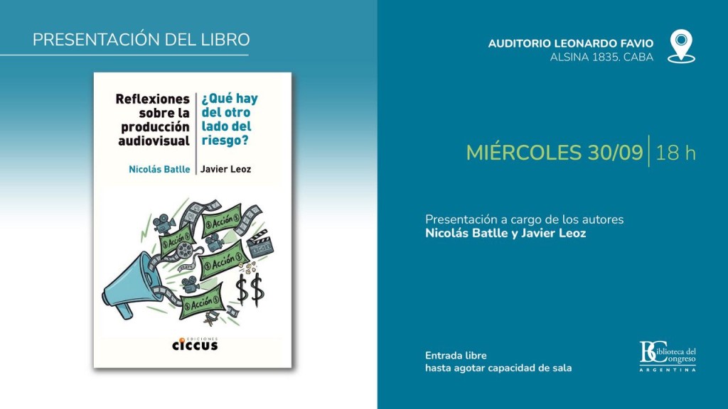 Presentaci&oacute;n del libro &ldquo;Reflexiones sobre la producci&oacute;n audiovisual&rdquo; en la Biblioteca del Congreso