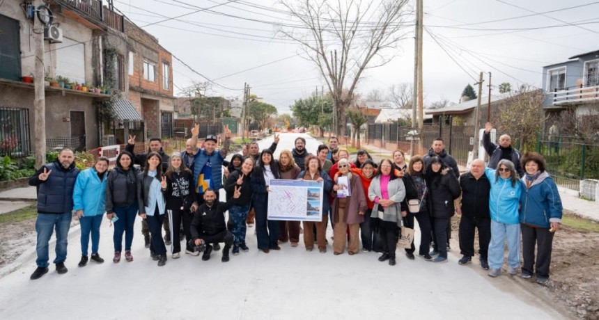 Quilmes suma 37 nuevas cuadras de asfalto y avanza con obras financiadas con fondos municipales