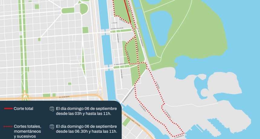 Atenci&oacute;n automovilistas: habr&aacute; cortes de tr&aacute;nsito este domingo por un evento deportivo