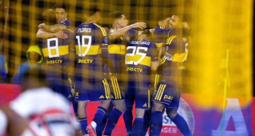 Boca peg&oacute; primero ante San Pablo y viaja a Brasil con una ventaja m&iacute;nima