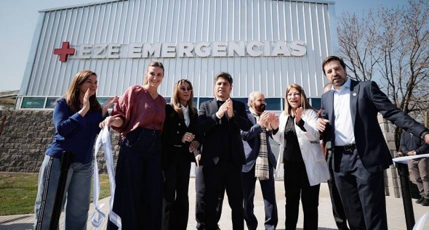 Kicillof y Granados reforzaron la seguridad y las emergencias en Ezeiza con nuevas obras