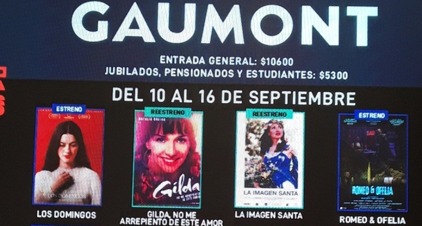 Cine Gaumont: cu&aacute;nto cuesta la entrada y qu&eacute; pel&iacute;culas se pueden ver hasta el 16 de septiembre