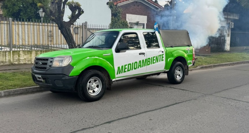 Esteban Echeverr&iacute;a refuerza la fumigaci&oacute;n contra el dengue en los barrios