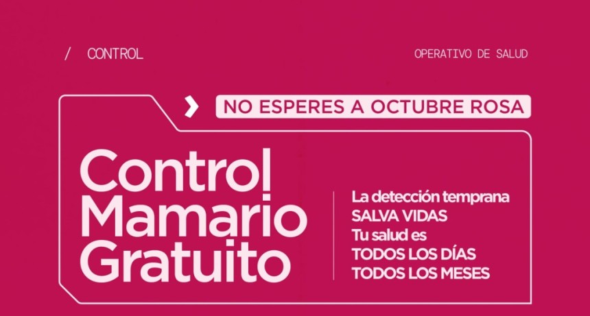 &ldquo;No esperes a octubre rosa&rdquo;: realizar&aacute;n mamograf&iacute;as gratuitas para vecinas de Avellaneda