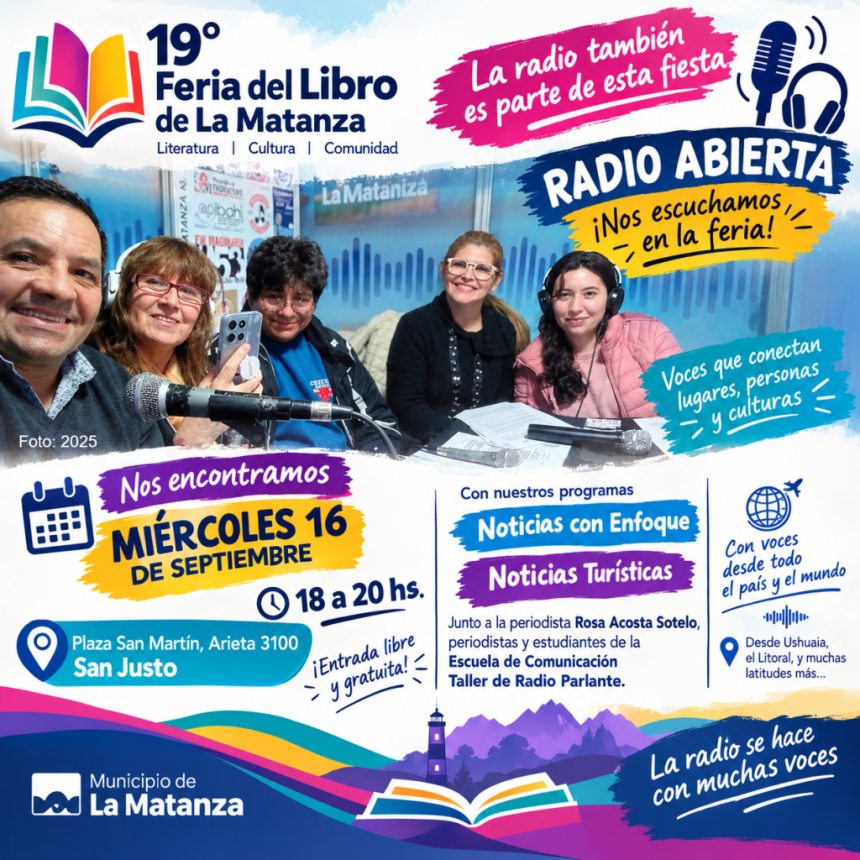 Noticias Tur&iacute;sticas con Enfoque vuelve a la Feria del Libro de La Matanza