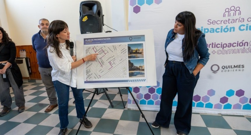 Quilmes construir&aacute; 47 nuevas cuadras de pavimento en Villa La Florida con fondos municipales