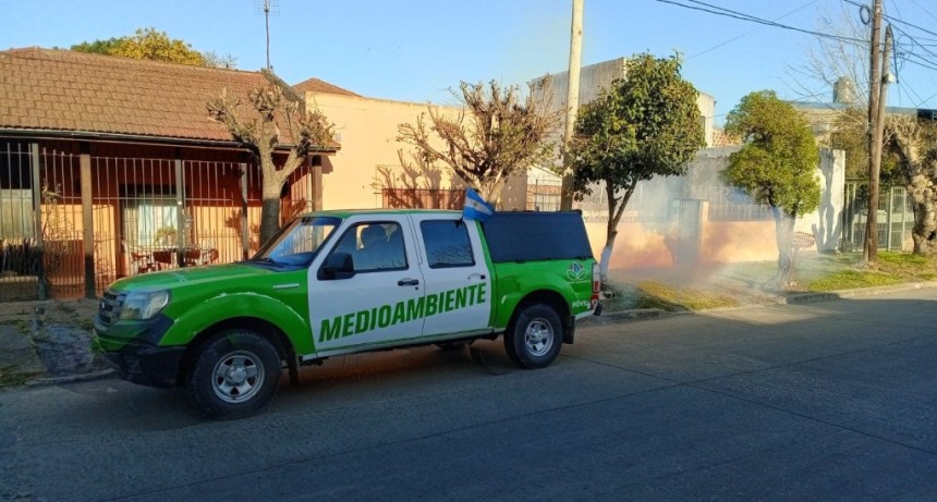 Esteban Echeverr&iacute;a refuerza los operativos de fumigaci&oacute;n contra el mosquito del dengue