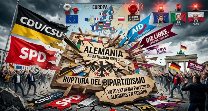 El voto extremo pulveriza el bipartidismo y enciende las alarmas en Europa 