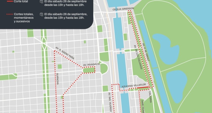 Festival de Movilidad Sustentable: habr&aacute; cortes de tr&aacute;nsito este s&aacute;bado en la Ciudad