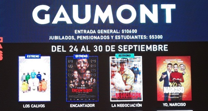 Cine Gaumont: la cartelera completa hasta el 30 de septiembre y todos los horarios