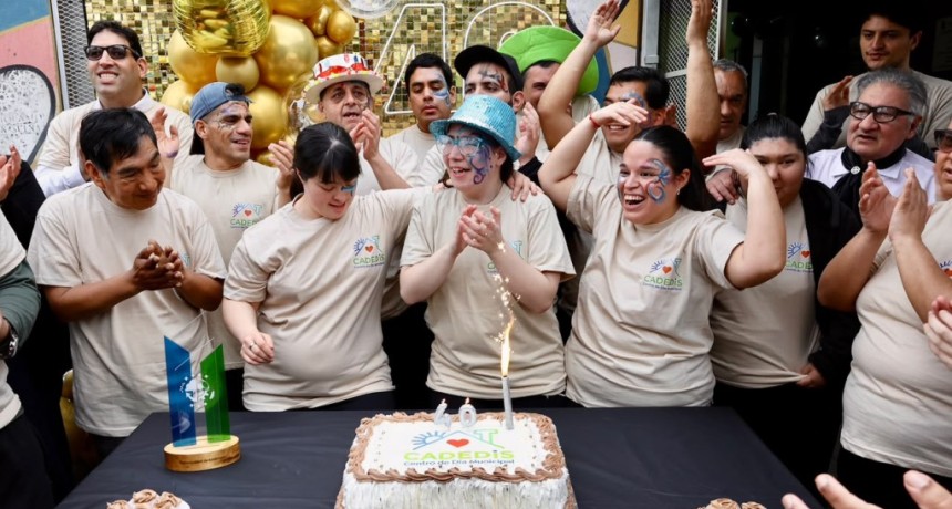 Avellaneda celebr&oacute; los 40 a&ntilde;os de Cadedis con una jornada junto a toda la comunidad