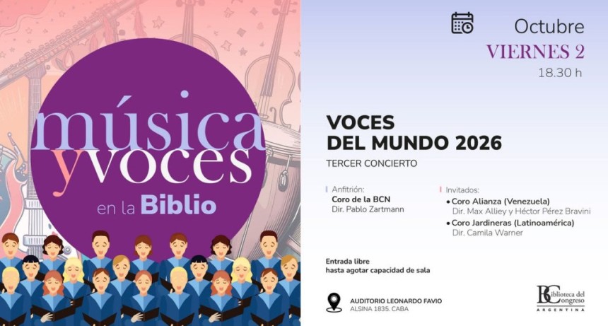 Llega el tercer concierto de 