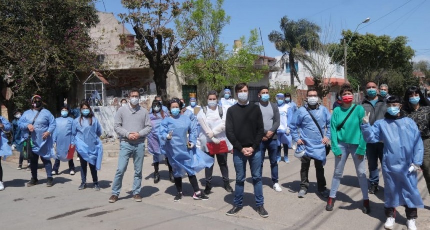 Ghi participó de un nuevo operativo de detección temprana en Morón sur