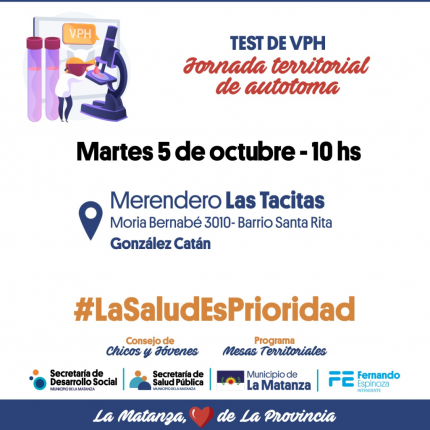 La Matanza: Jornada VPH en González Catán