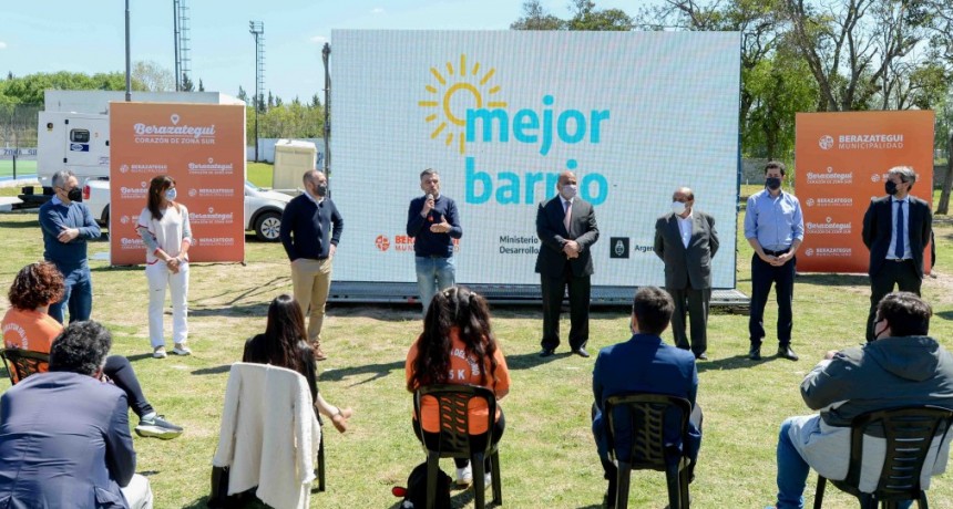 Se presentó el programa “Mejor Barrio” en Berazategui