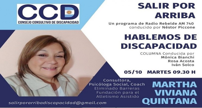 Entrevista a Viviana Quintana de Eliminando Barreras, en Hablemos de Discapacidad