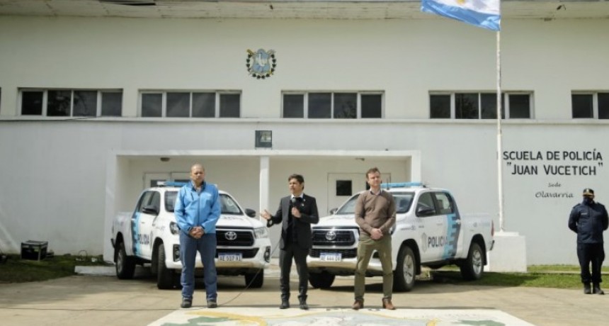 Axel Kicillof anunció un aumento salarial para las fuerzas de seguridad de la Provincia