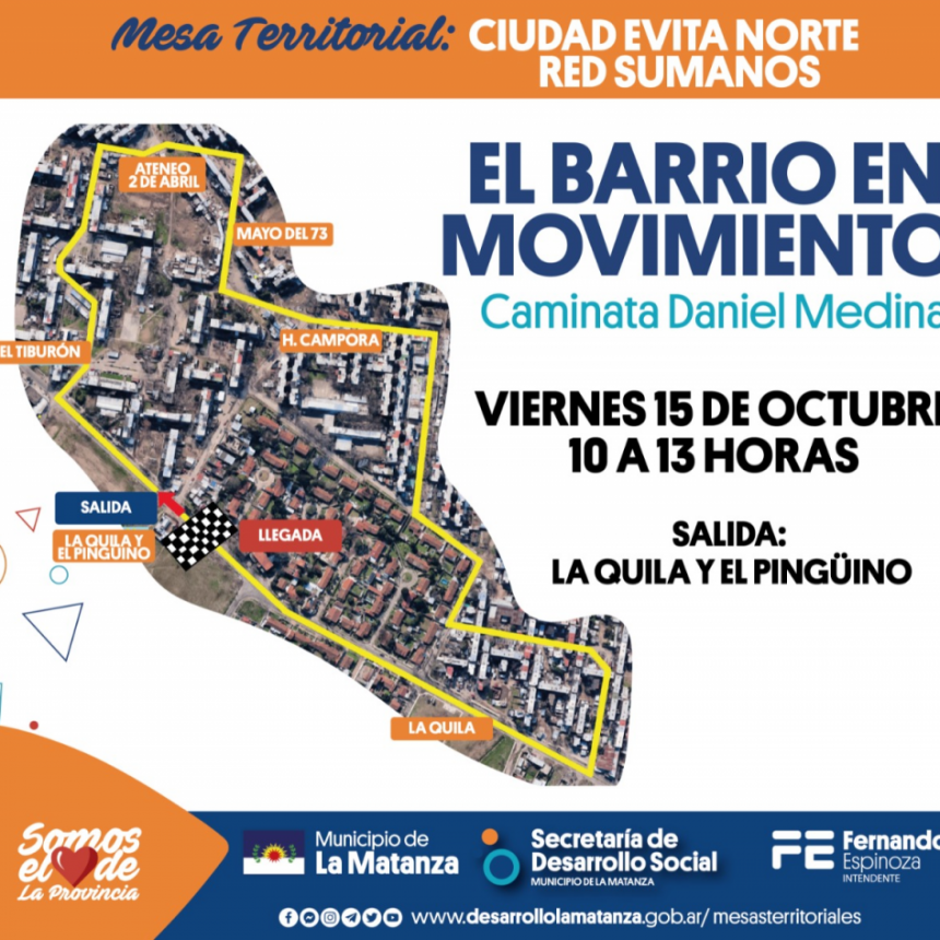 Caminata Daniel Medina y Rescatando Nuestro Ambiente.